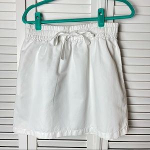 J.Crew White Cotton Skirt Size 6